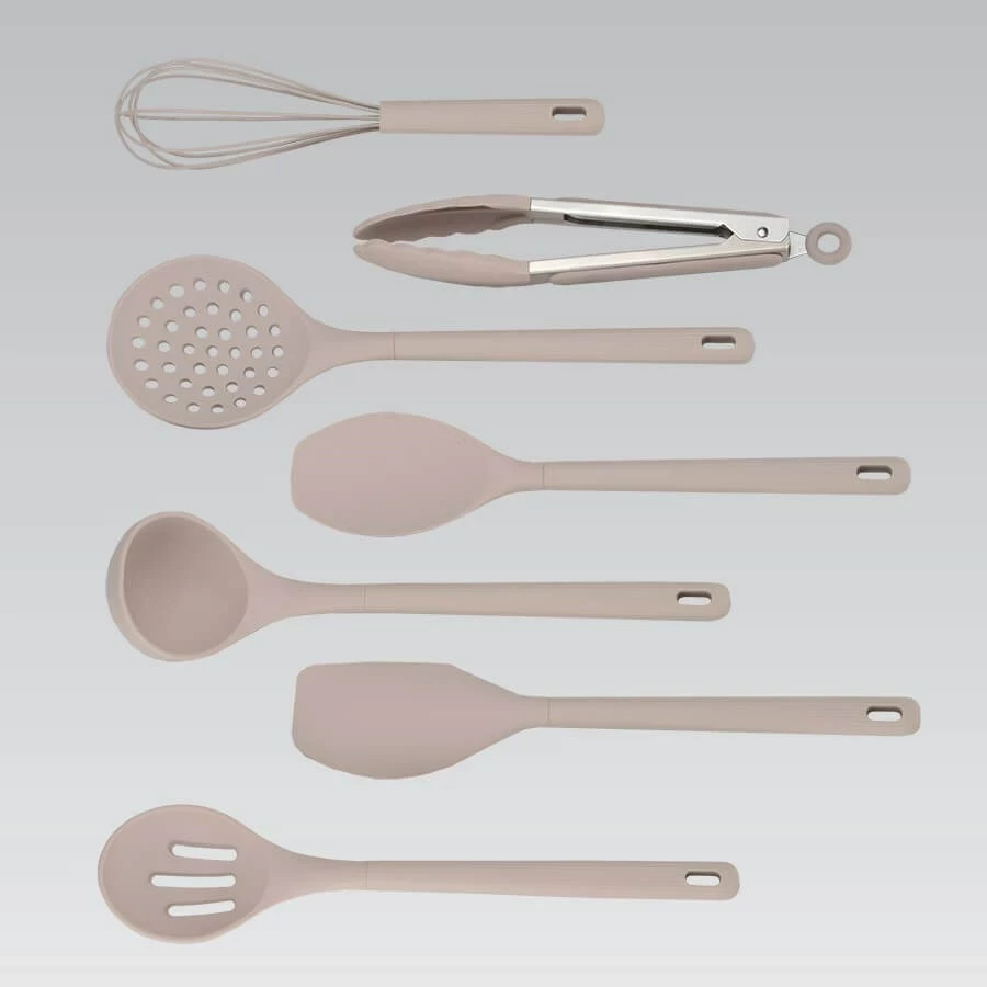 Set veglash kuzhine Maestro MR-1542-BIEGE, 8 pjesë, silikon, bezhë