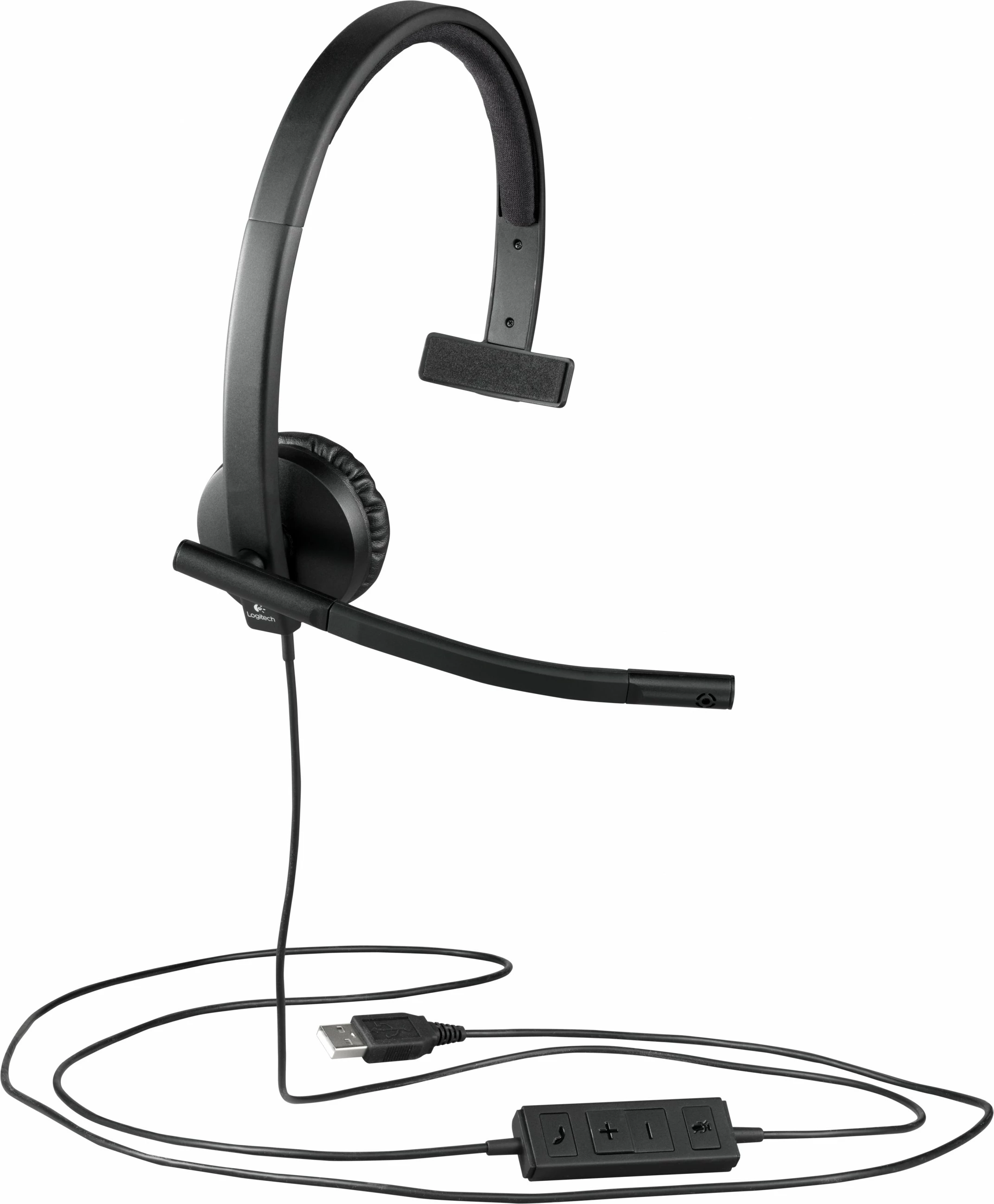 Kufje Logitech H570e Mono, USB, Zyrë/Qendër thirrjesh, E zezë