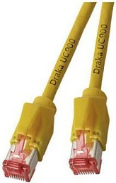 Kabllo rrjeti EFB Elektronik Cat6A S/FTP RJ45 1.5m, LSZH, e verdhë