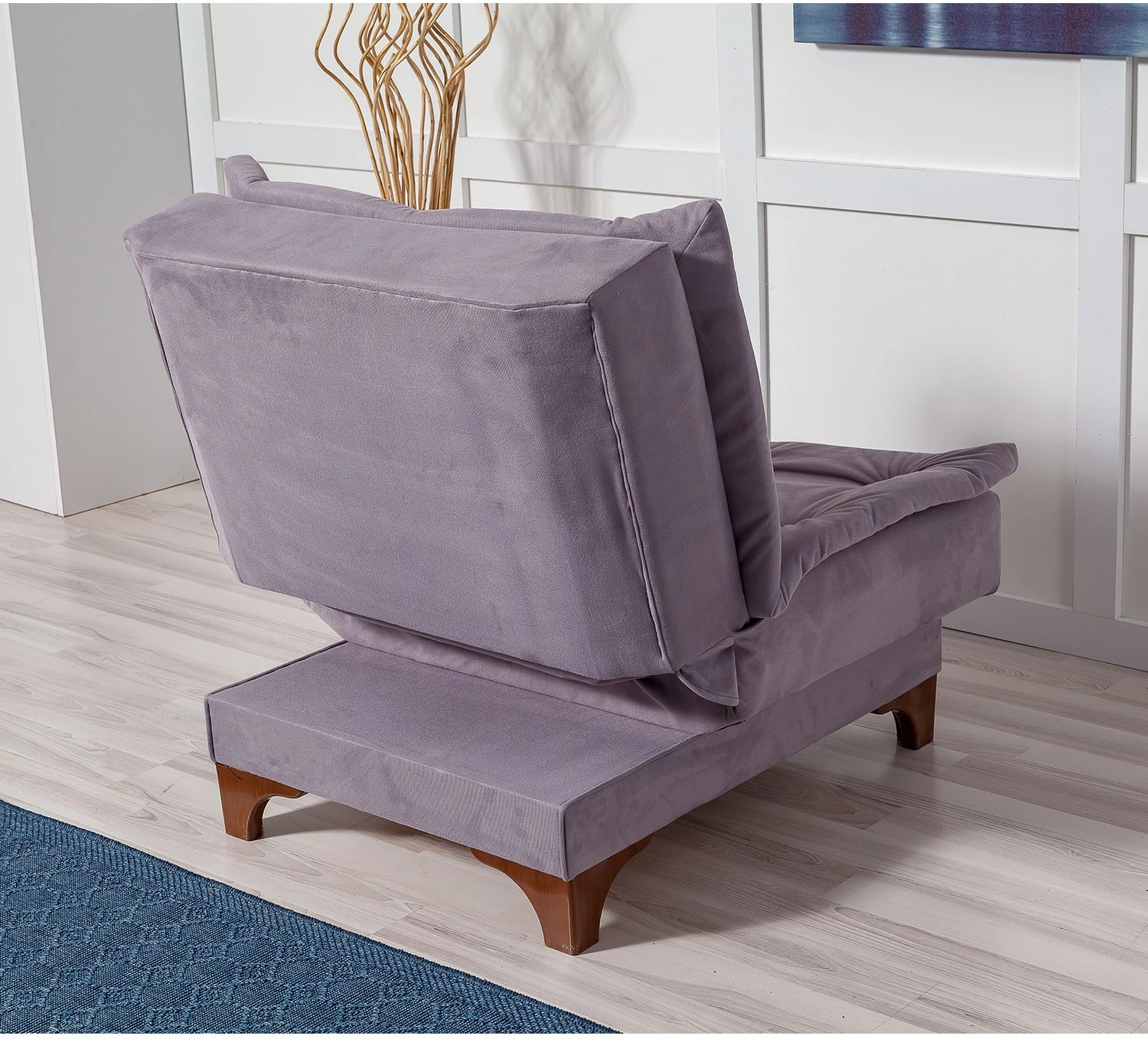 Karrige berjer, ngjyrë gri, Atelier del Sofa, Kelebek