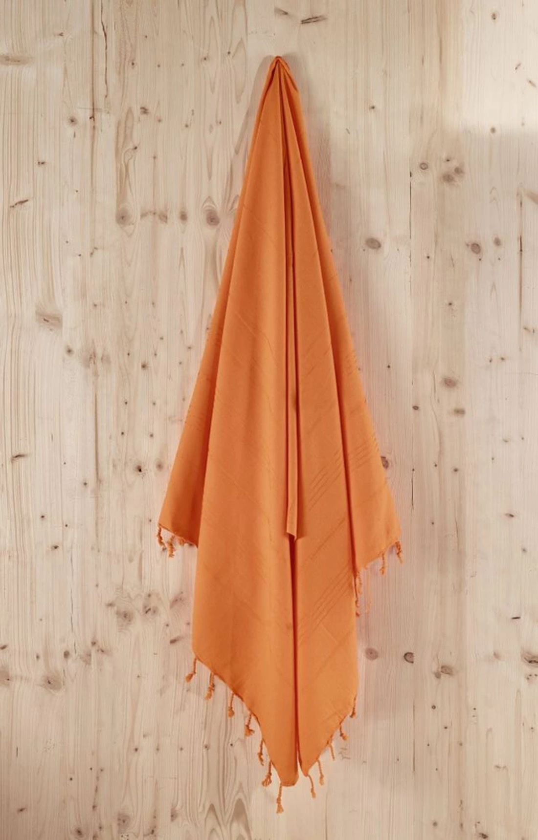 Peshqir plazhi Fouta, ngjyrë portokalli, Mijölnir Sultan, 95x175cm