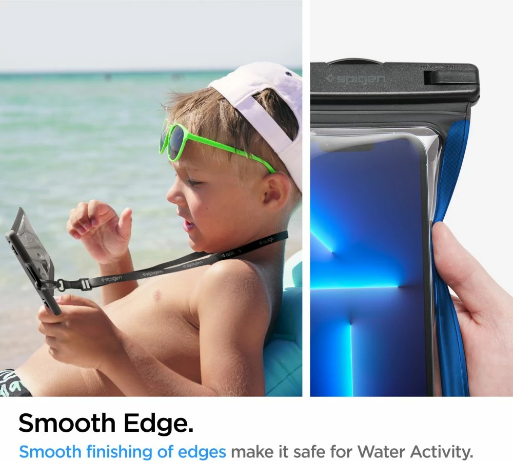 Mbështjellës Spigen Aqua Shield A601, IPX8, set 2 copë, i zi