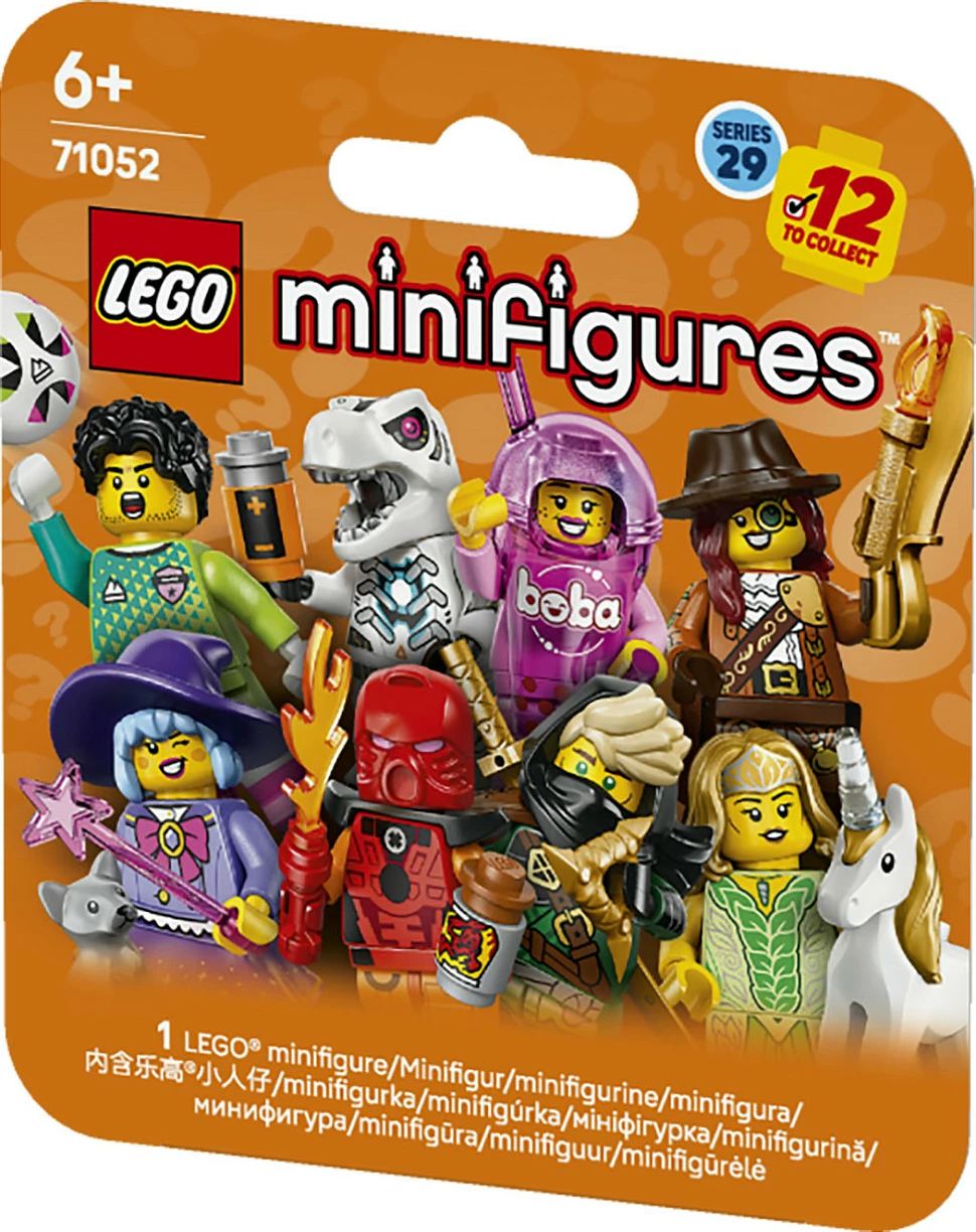 Set LEGO Minifigures 71052, Seria 29, 8 pjesë, multikolor
