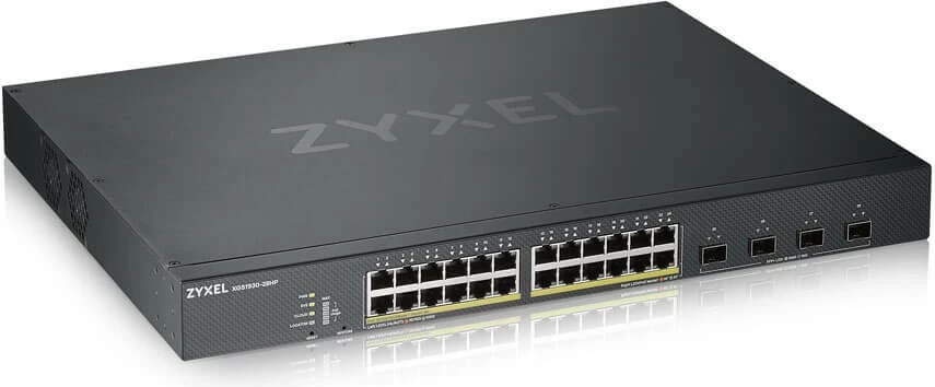 Switch Zyxel XGS1930-28HP, Managed, L3, Gigabit Ethernet, PoE, Rack mounting