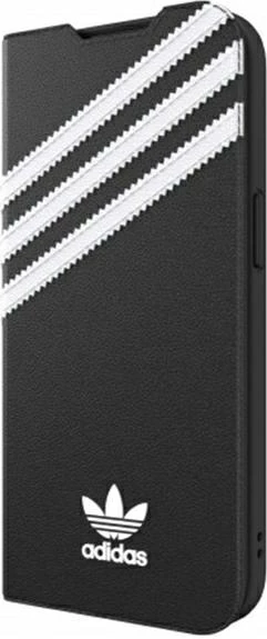 Mbështjellës Adidas OR Booklet Case PU për iPhone 13/13 Pro 6.1", zi-bardhë