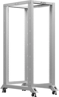 stendë rafti e hapur 19", Lanberg OR01-6032-S, 32U, 600x1000 mm, kapacitet 600 kg, gri RAL 7035
