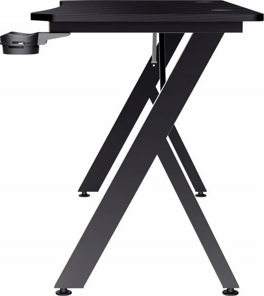 Tavolinë gaming Trust GXT 700 Omnius, e zezë, 120 x 60 cm