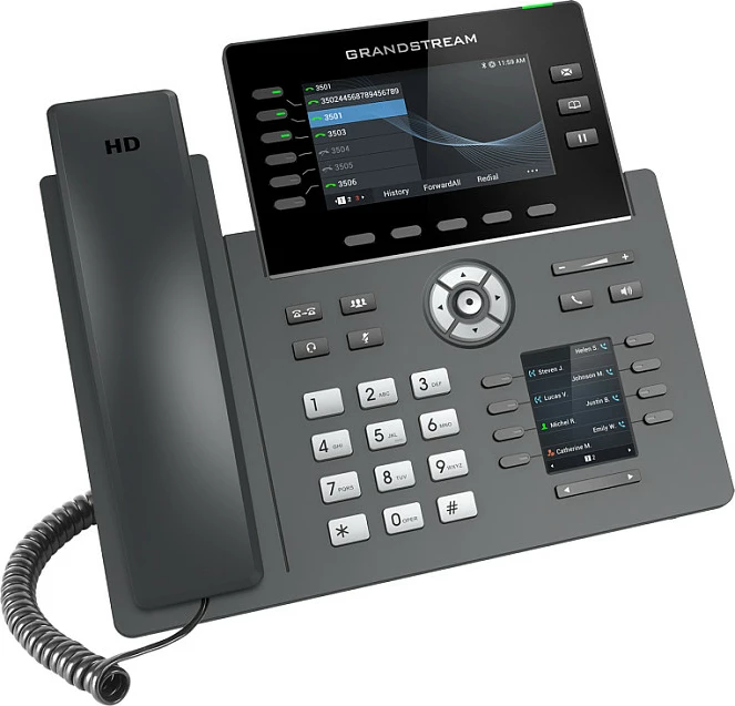 Telefon IP Grandstream GRP2616, 6 linja, i zi