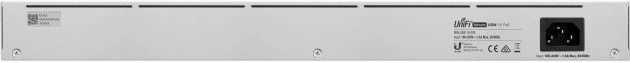Switch Ubiquiti USW-16-PoE, 16-port Gigabit, 8x PoE+, 2x SFP, fanless, gri