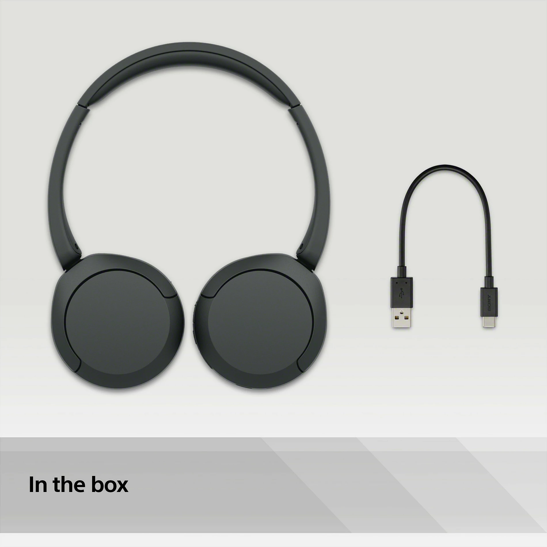 Kufje Sony WH-CH520, Bluetooth 5.2, 50h bateri, me mikrofon, të zeza