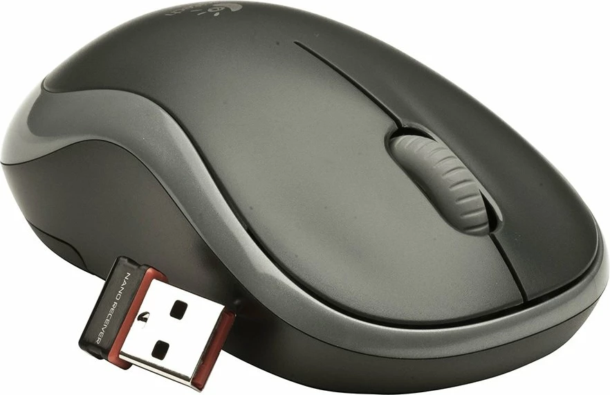 Maus Logitech M185 wireless 1000 DPI 3 butona, Swift Grey