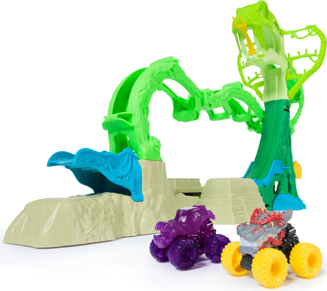Monster Jam Cobra – Pistë Garash Crazy Escape Mini Jams