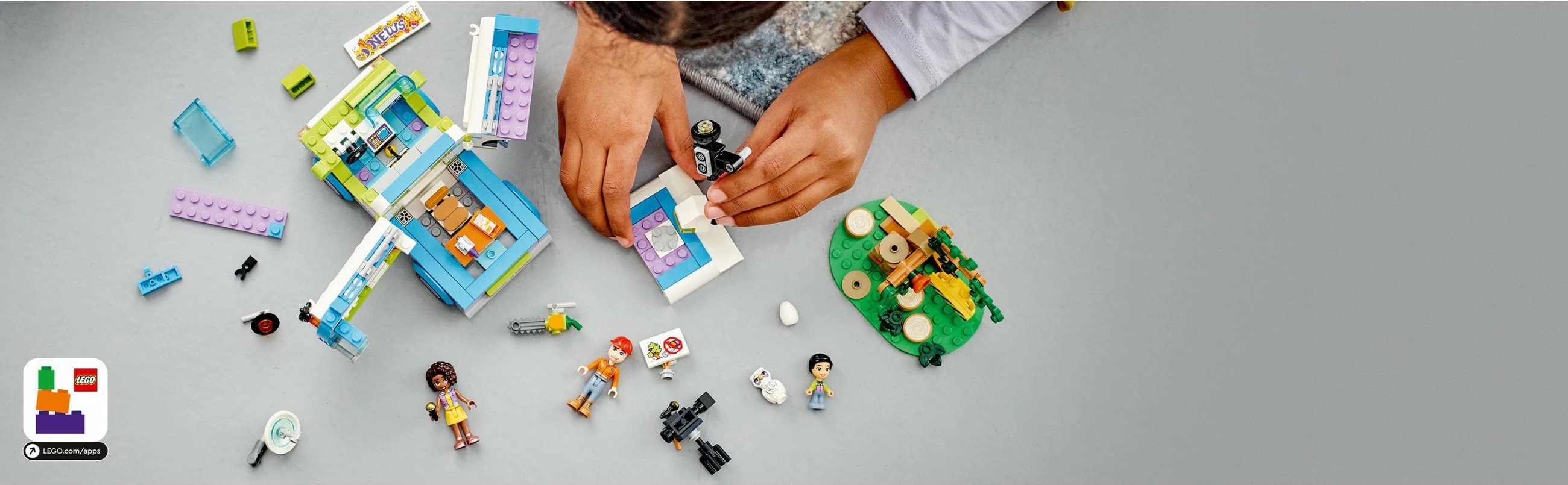Set ndërtimi LEGO Friends 41749 Nachrichtenwagen, multikolor