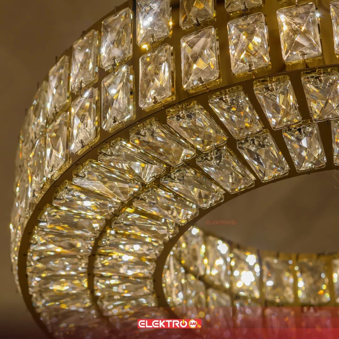 Abazhure LED Kristal i Varur 31319