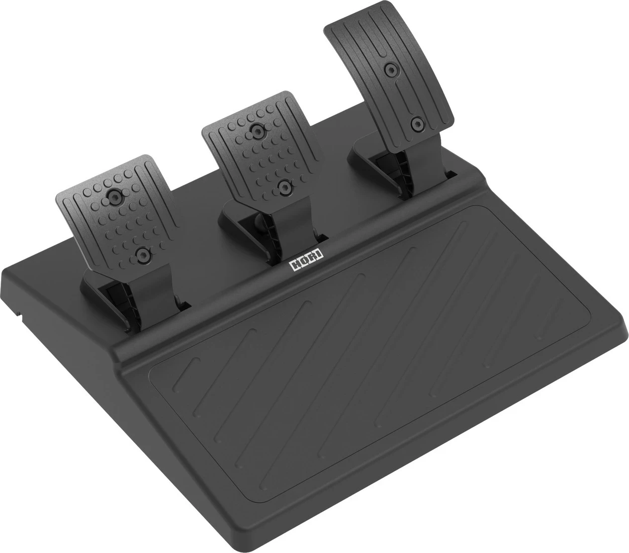 Set kontrolli simulimi HORI Farming Vehicle Control System (MPN 81005091221), timon 34 cm 900° + 3 pedale + konsolë anësore me joystick USB, i zi
