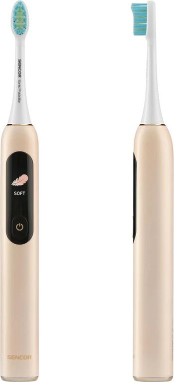 Furçë elektrike për dhëmbë Sencor SOC 5011GD,  Smart sonic, e artë