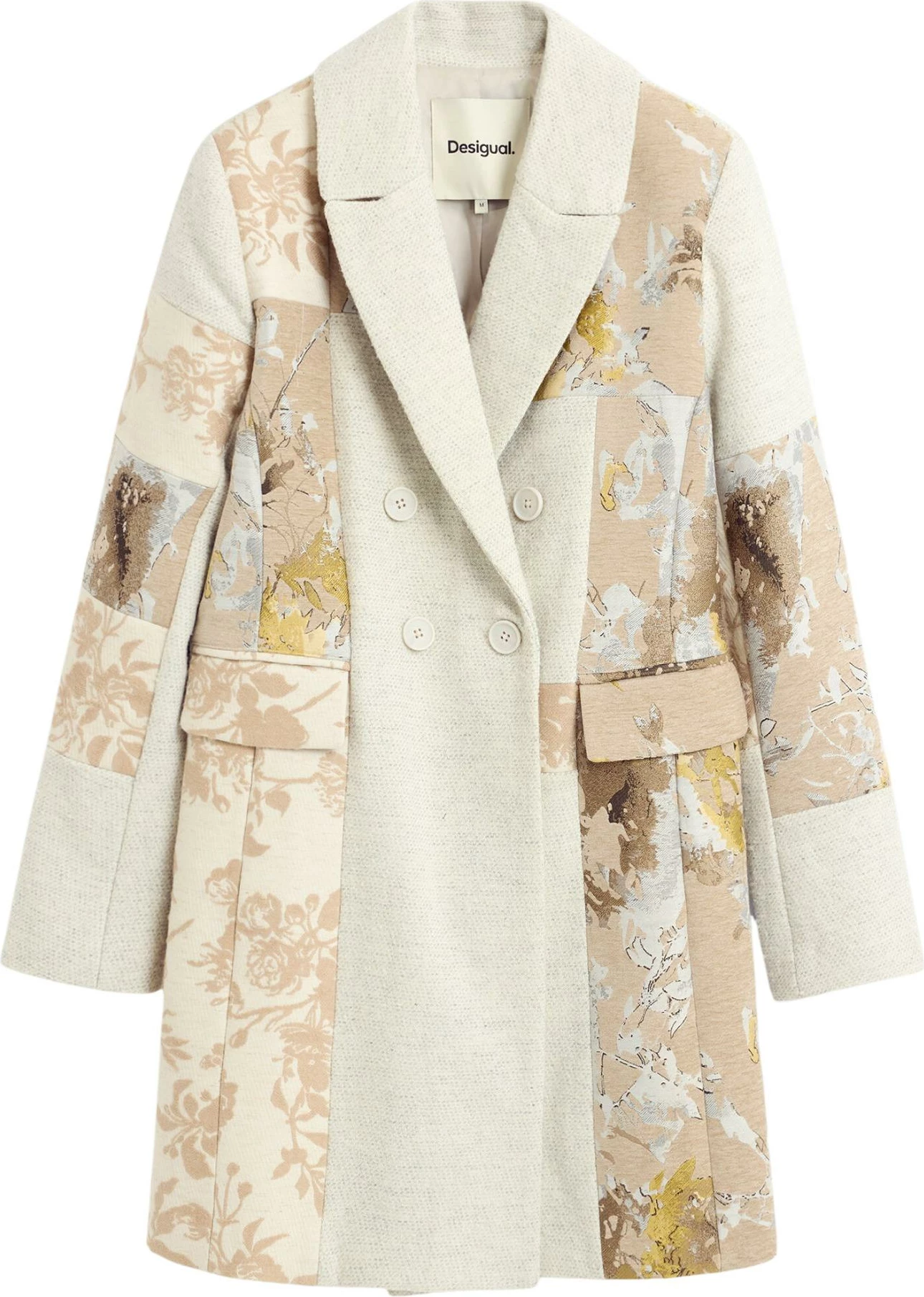 Pallto për femra Desigual COAT_JOYA 26WWEW19, e bardhë [Madhësia: XS]