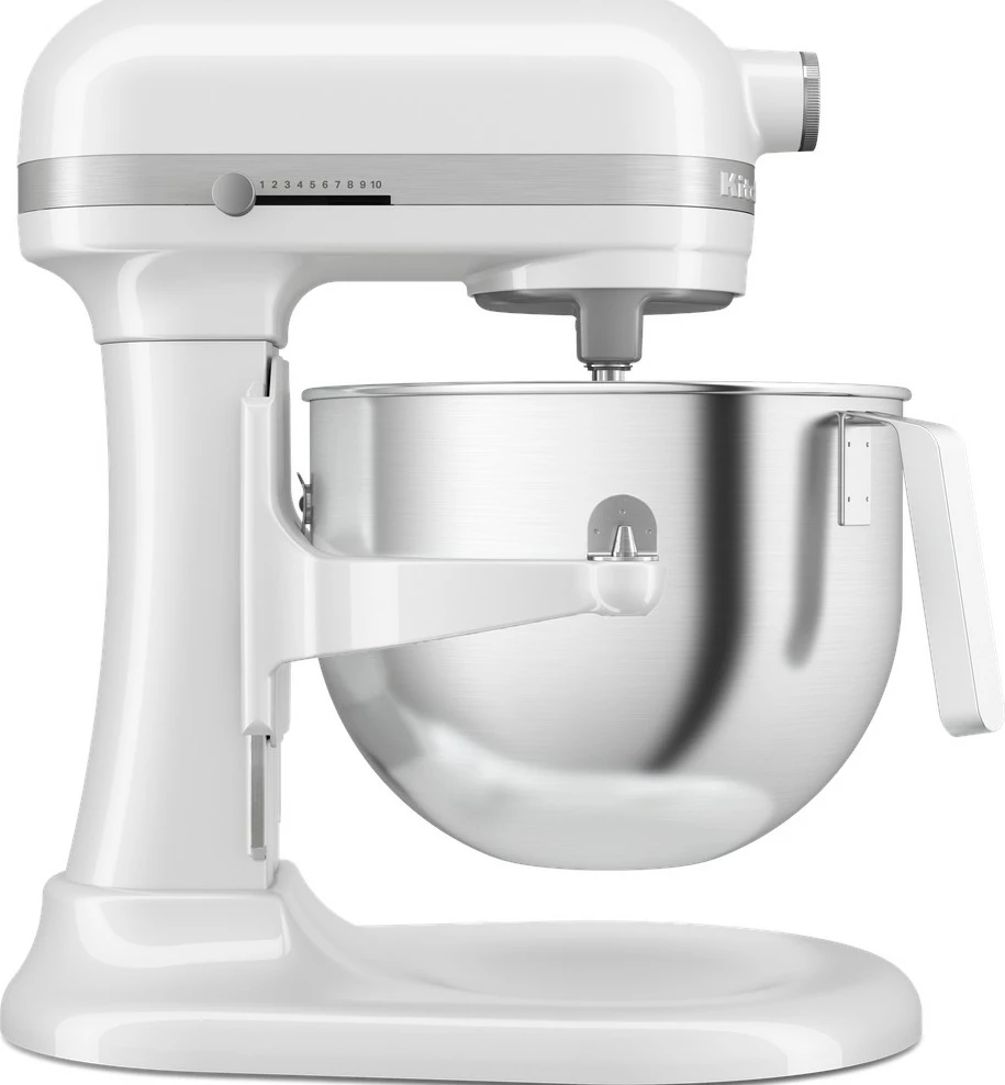 Mikser qëndror KitchenAid 6.6L, i bardhë, inox