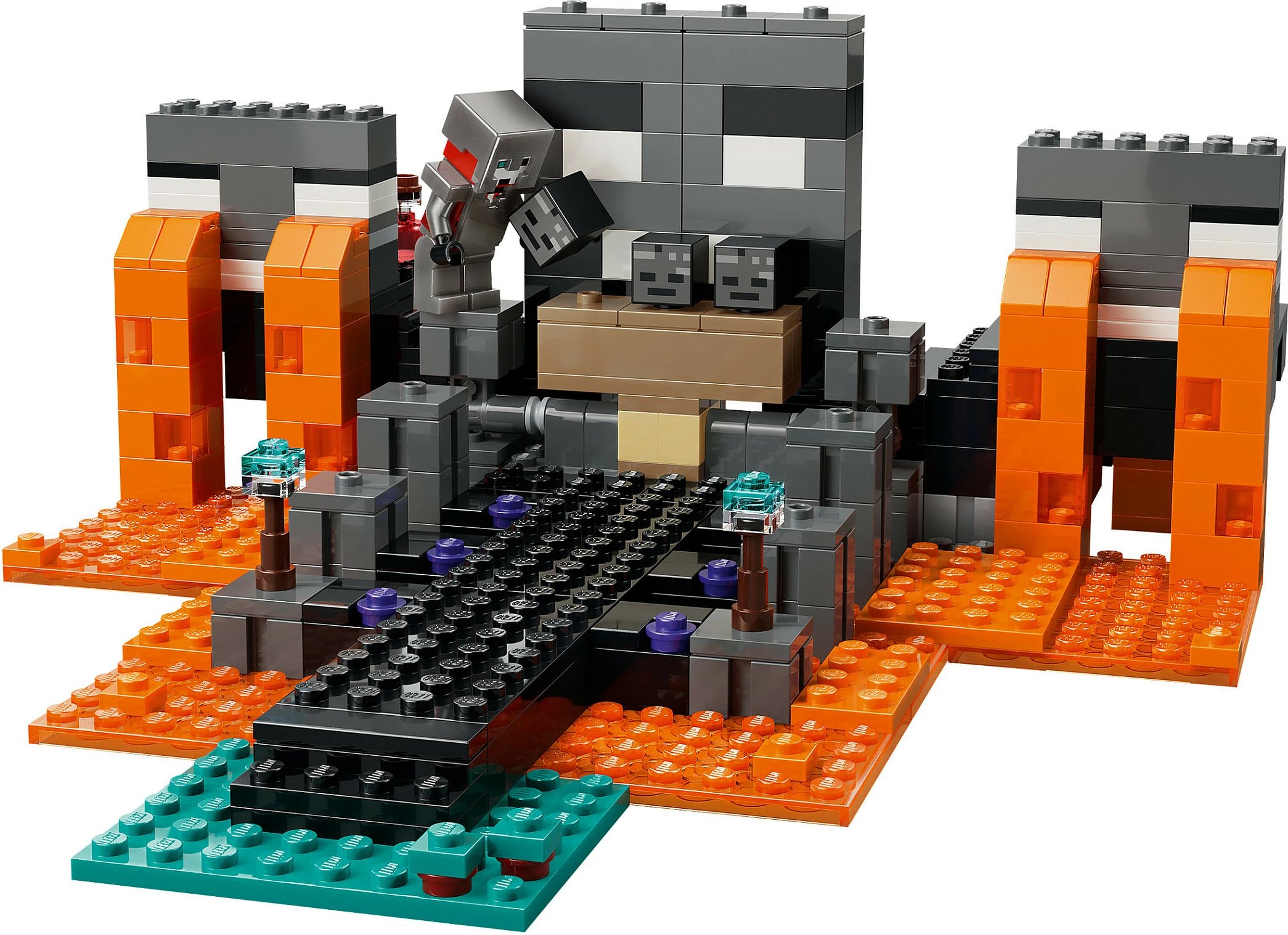 Set ndërtimi LEGO Minecraft Wither Battle 21590, 494 copë, 7 figura, shumëngjyrësh