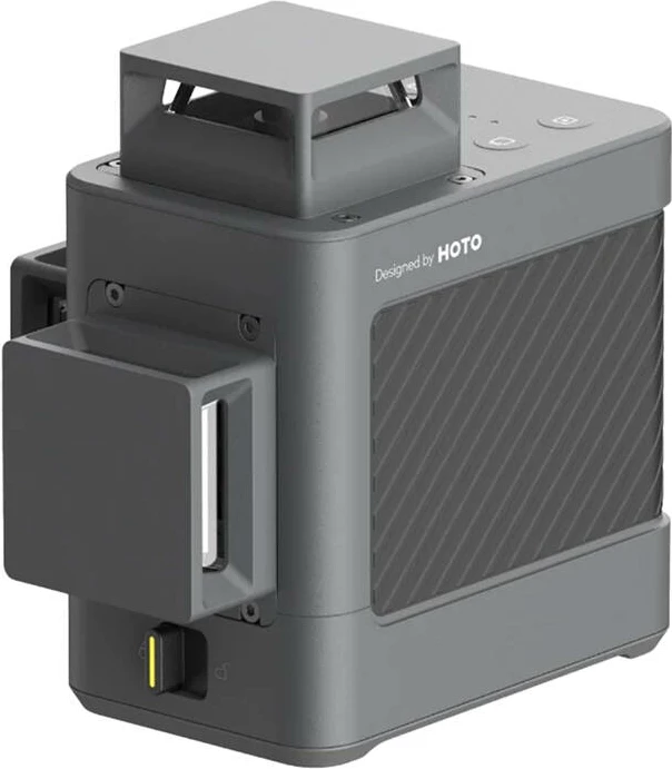 Nivel lazer 3D 360° HOTO QWFGJ002, vetë-nivelues, 5200mAh, i zi, set me tripod