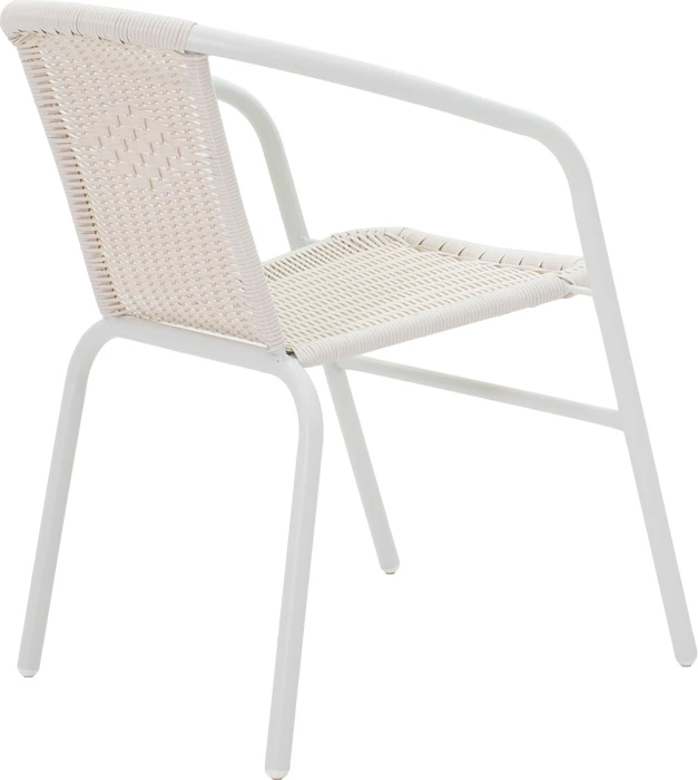 Tavolinë me karrige, ngjyrë e bardhë,, 70x70x70cm