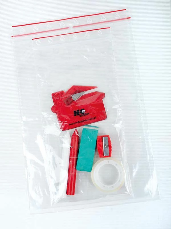 Qese ziplock NC Koperty S0250350 250x350mm 0.040mm 100 copë, transparente