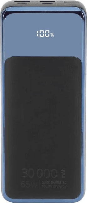 Powerbank RIVACASE VA1080 30000 mAh 65W (për laptop), i zi