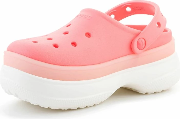 Këpucë Crocs Classic Frosted Stacked Clog Guava