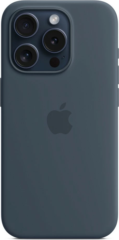 Mbështjellës Apple iPhone 15 Pro, MagSafe, Storm Blue