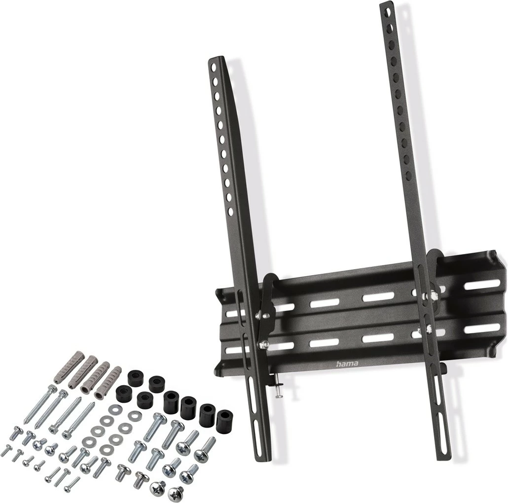 Mbajtës muri për TV Hama 220810, për LCD/LED 32-65 inç, VESA 400x400, Çelik, i zi