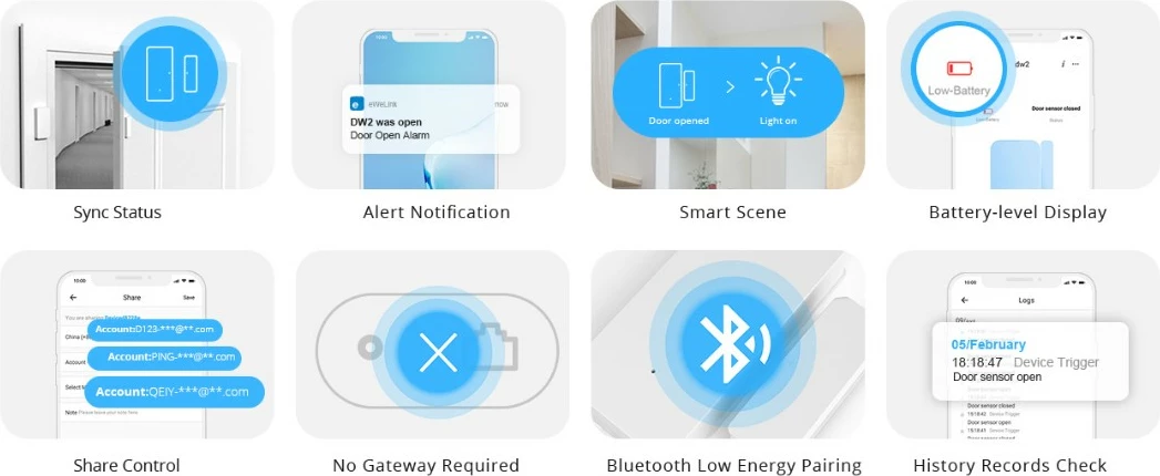 Senzor SONOFF DW2-Wi-Fi