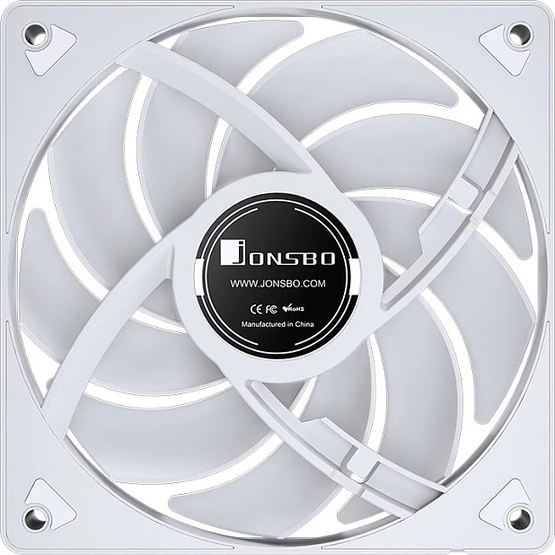 Ventilator kasë Jonsbo SL-120, 120mm, PWM, ARGB, i bardhë