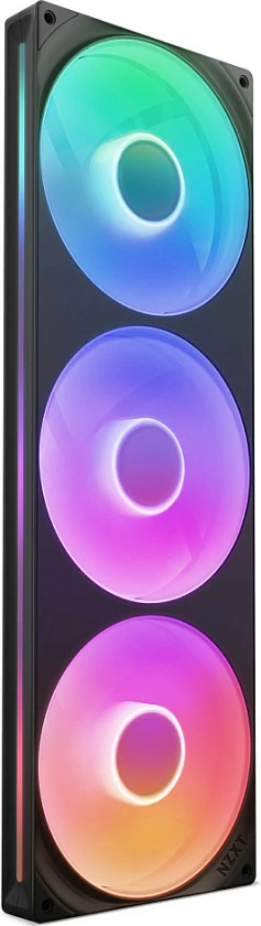 Ventilatorë për kasë NZXT F420 RGB Core, 3x140mm, PWM, ARGB, i zi