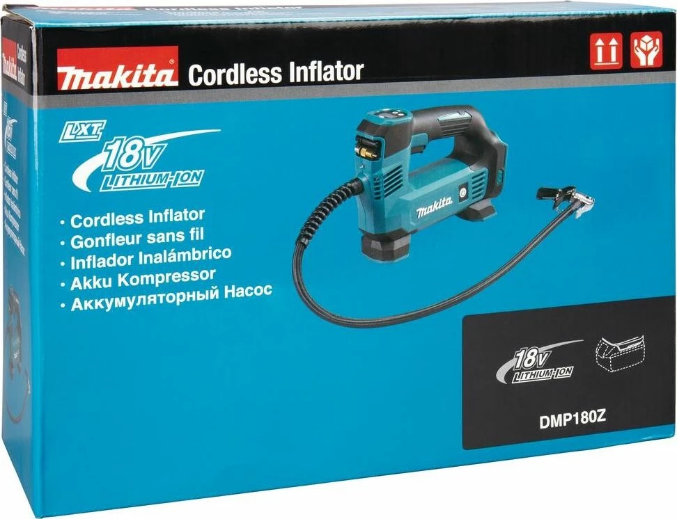 Kompresor ajri baterik Makita DMP180Z 18 V, 8.3 bar, 12 L/min, pa bateri/karikues