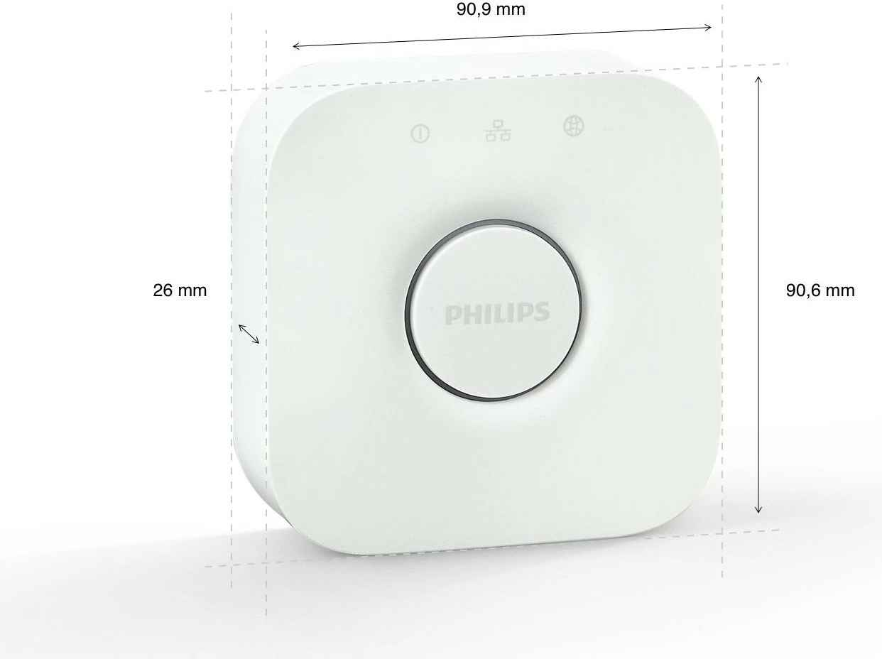 Hue Bridge Philips 8719514342620, Wireless, ZigBee, Bardhë