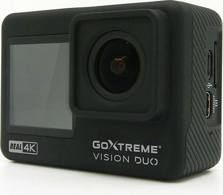 Kamerë aksioni GoXtreme Vision DUO, 4K Ultra HD, 12 MP, Wi‑Fi, 1050 mAh, e zezë