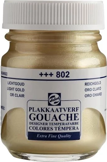 Talens Gouache Extra Fine 802 – Light Gold