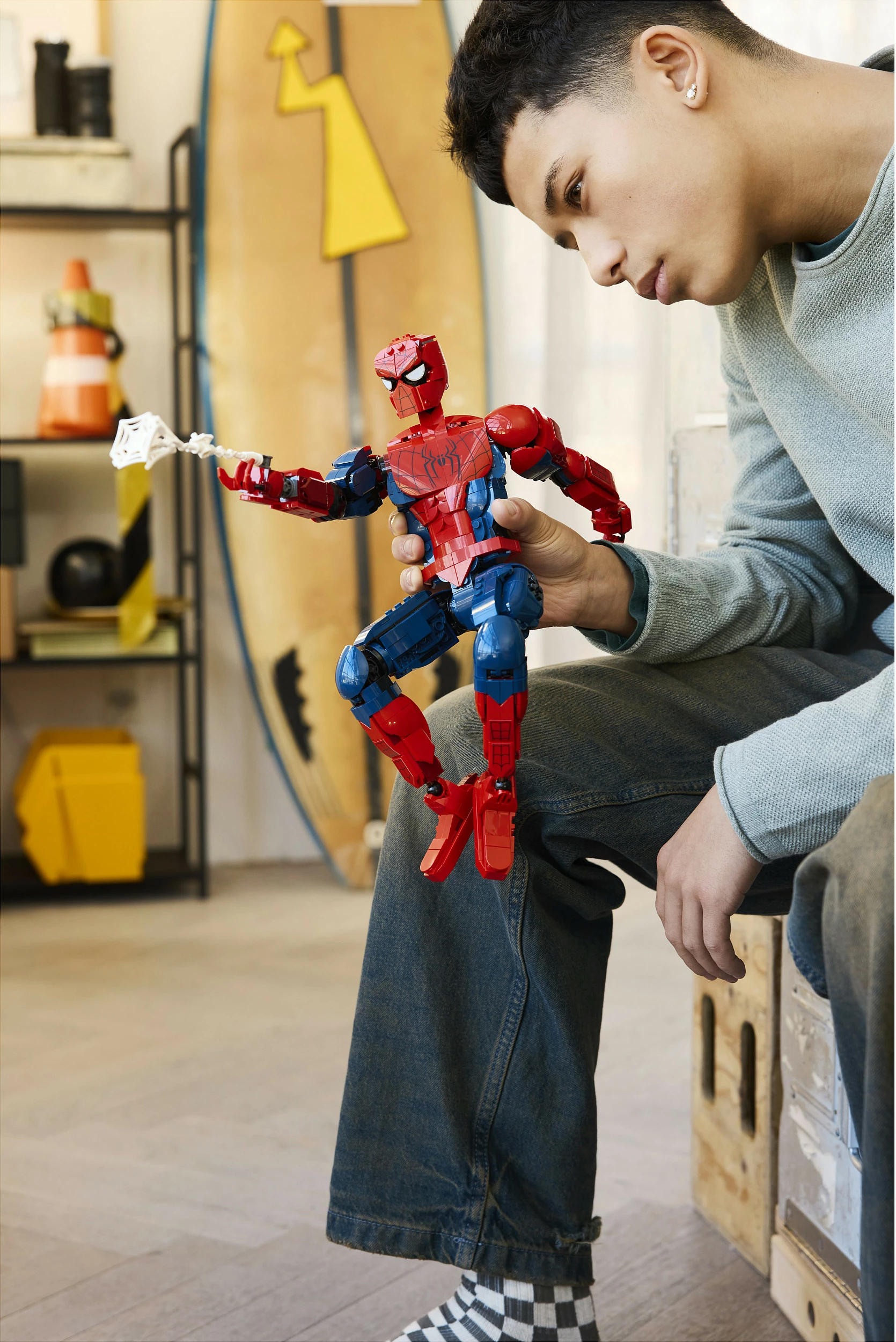 Set ndërtimi LEGO Marvel 76346 Spider-Man, 813 copë, 12+, shumëngjyrësh