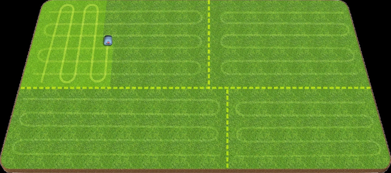 Robot kositës bari HOOKII Neomow S, WiFi, bateri 4400 mAh, IPX5, me tel kufizues 150 m, kaltër/zi