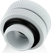 Adapter Bitspower Multi-Link, G1/4" mashkull në Hardtube 12mm, i drejtë, i bardhë