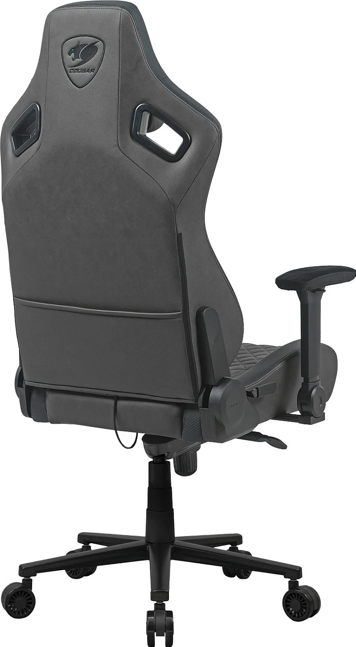 Karrige gaming Cougar Defensor S Jet Gray F, 150 kg, 4D armrests, pëlhurë, gri/zezë