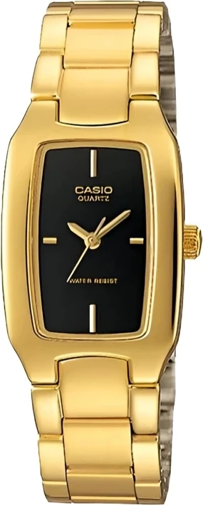 Orë dore Casio LTP-1165N-1C,e artë/zezë