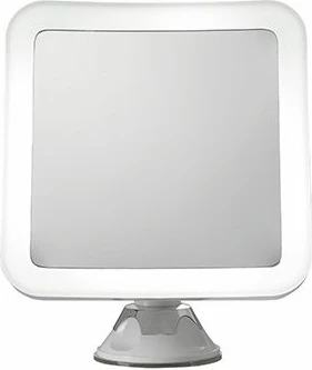 Pasqyrë LED për banjo Camry CR2169, zmadhim 5x, 24 LED, Ø16.3 cm, me kupë thithëse, e bardhë