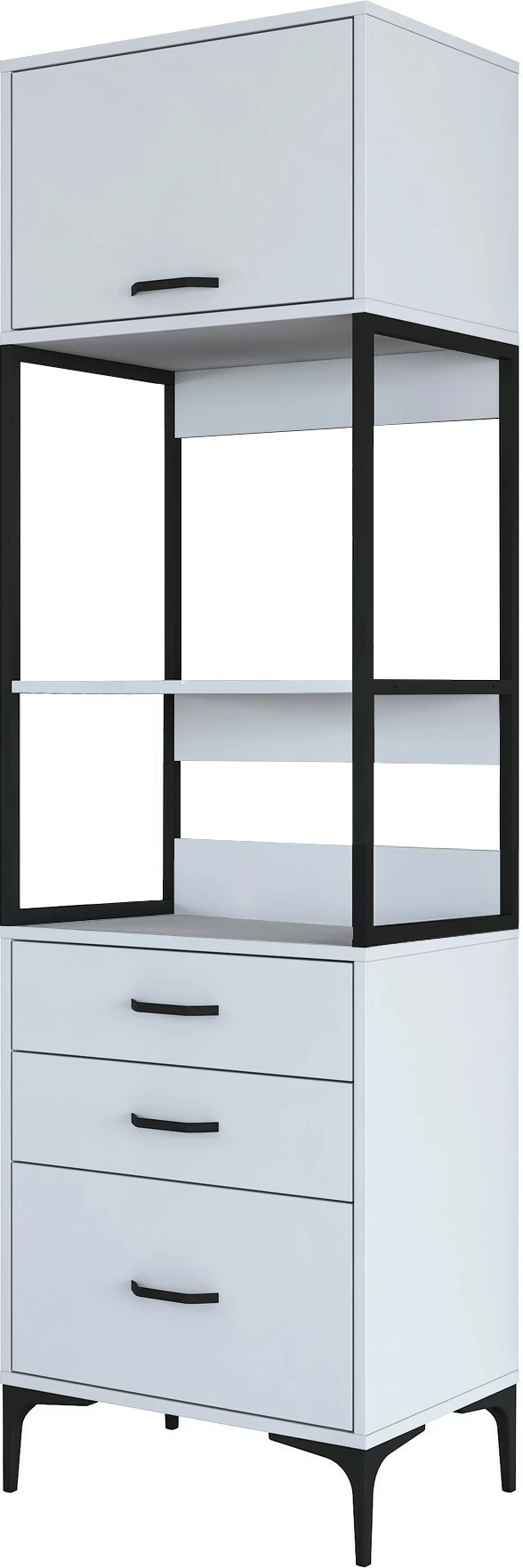 Dollap multifunksional Hanah Home, JE135 - 3101, i bardhë
