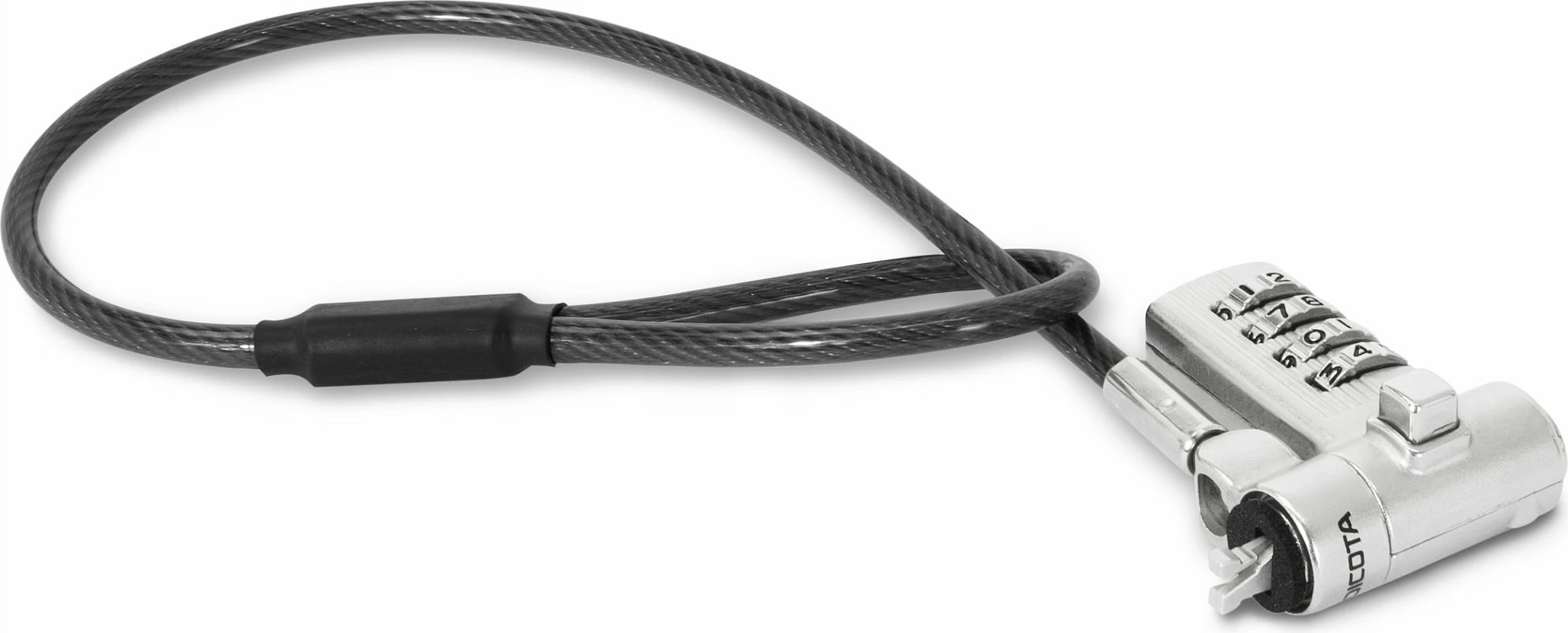 Bravë sigurie për laptop DICOTA Combination Universal Mini, argjend