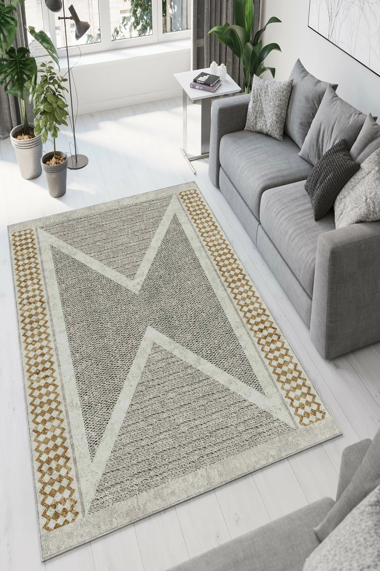 Qilim (80 x 120) Conceptum Hypnose, W878 - bezhë