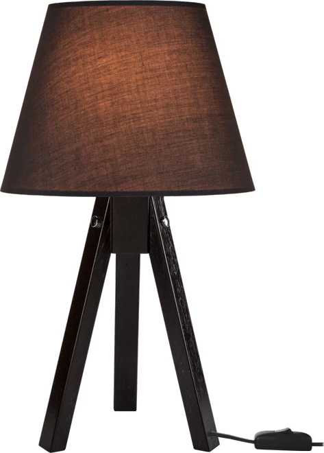 Llambë tavoline Adeck E27, ngjyrë kafe-gri, Φ25x45cm