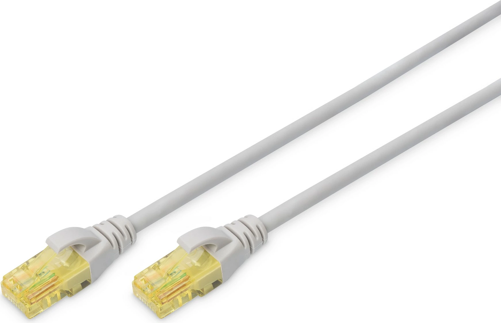 Kabëll rrjeti Digitus Cat6a, 1m, RJ-45, gri