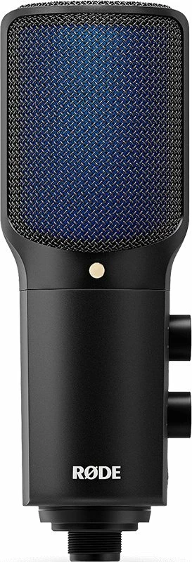Mikrofon kondensator USB Rode NT-USB+ kardioid, USB-C, 20–20000 Hz, me tripod dhe pop filter, i zi