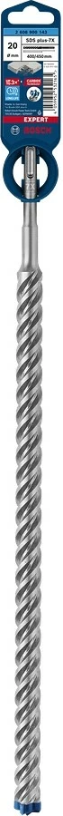 Bosch twist drill bit SDS plus-7X, 2 cm, 450 mm, për beton të fortë